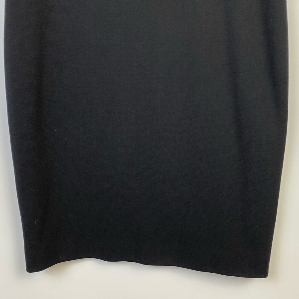 Burberry 100% Wool Black Sheath Dress Vintage Authenticated Size 8 - Picture 5 of 12